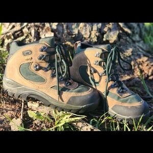Merrell Brown and Green Combat Boots